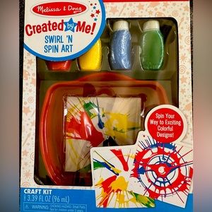NWT Melissa & Doug Created by Me! Swirl ‘N Spin Art